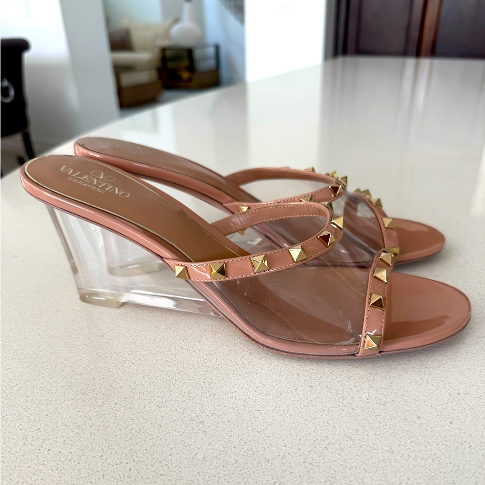 Valentino Women's Rockstud Slide Sandals
